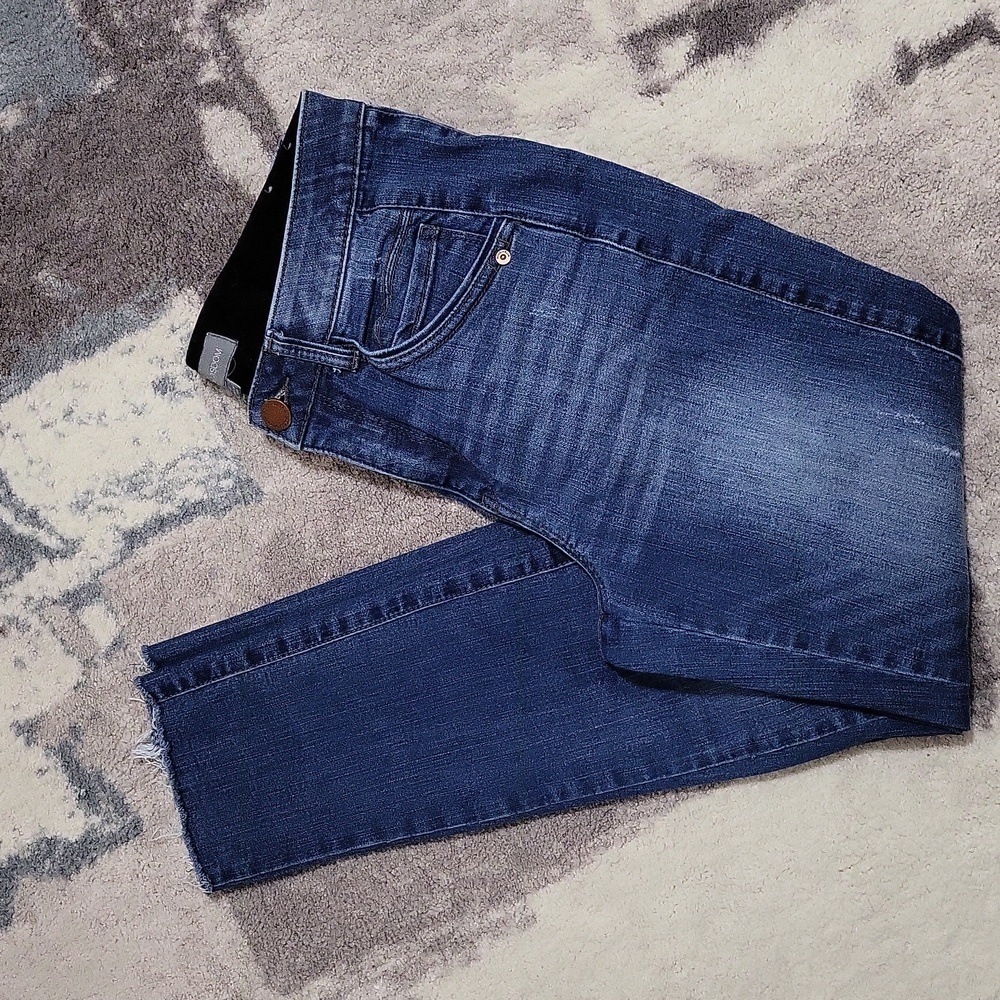 Wit & Wisdom Frayed Hem Stretch Jeans